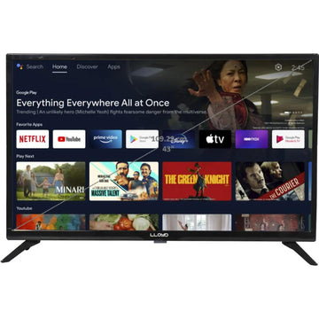 Lloyd 109 Centimeter (43) FS411 Series 43FS411G Full HD HDR Built In Wi-Fi with Dolby Audio Slim Design Surround Sound Android Smart LED TV (2025 Edition, Black)